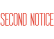 1012 - SECOND NOTICE