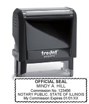 Illinois and Wisconsin Notary Stamps